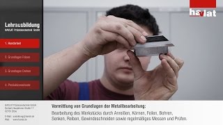 Grundlagen Metallbearbeitung bei der Ausbildung zum Zerspanungsmechaniker [upl. by Reena]