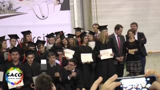 Remise de diplômes aux étudiants GACO 3 décembre 2016 [upl. by Heathcote]