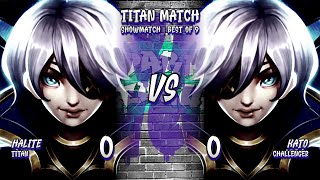 Halite Titan vs Kato Challenger  Velora Titan Match [upl. by Avid]