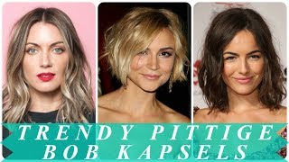 Trendy pittige bob kapsels [upl. by Ycnej]