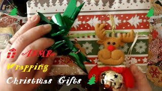 🎁 ASMR Wrapping Christmas Gifts 🎄 [upl. by Saimerej594]