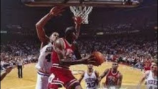 Chicago Bulls vs Philadelphia 76ers 1990 NBA Playoffs [upl. by Nallij]