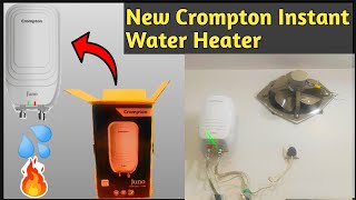 Geyser Installation  Crompton Arno Neo 5 Star Geyser Water Heater Review Unboxing And Fitting [upl. by Cirdec]