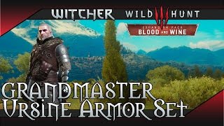 The Witcher 3 Blood and Wine  Grandmaster Ursine Bear School Gear Set Location [upl. by Rehprotsirhc]