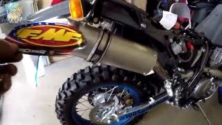 DR650 Update FMF Exhaust Procycle Breathe Easy Kit part 1 [upl. by Rolph494]