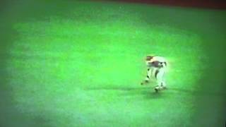 Cincinnati Reds Paul ONeill kicks ball to infielder [upl. by Ahsat535]