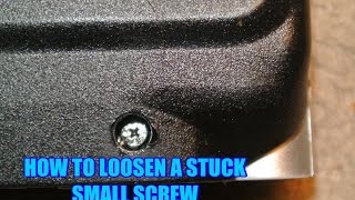 BEST WAYS TO LOOSEN A STUCK SMALL SCREW [upl. by Ajtak]