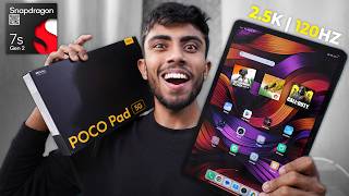 POCO PAD 5G NEW Budget Gaming Tablet🔥Snapdragon 7s Gen2 10000mAh Battery 🤯Under ₹20K [upl. by Eblehs567]