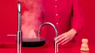 Quooker TWINTAPS  cleaning pans [upl. by Airbmat]