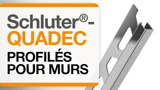 Comment installer un profilé de finition au mur  Schluter®QUADEC [upl. by Elayne]