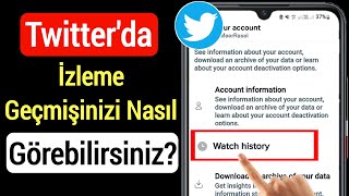 Twitterda İzleme Geçmişi Nasıl Kontrol Edilir EASY 2022  Twitterda İzleme Geçmişinizi Görün [upl. by Joachima193]