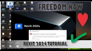 HOW TO GET FREE FROM REVIT 2024 LICENSE ERROR [upl. by Guido]