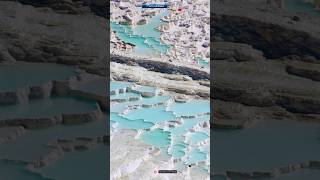 Pamukkale Turkey 🇹🇷 सफेद पहाड़ियों का गर्म पानी के झरनों pamukkale turkey Secretmandu [upl. by Annawaj]