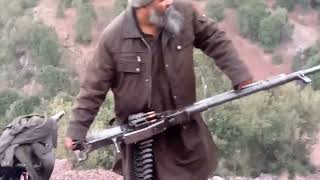 Russian DShk127caliber firing  handling in hand Rambo in real life [upl. by Simonetta]