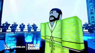 WWE On Roblox Bobby Roodes GLORIOUS Entrance Friday Night Smackdown March 22nd 2024 [upl. by Nylesor]