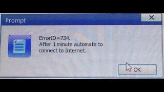Solved Dlink Modem Getting ErrorID734 in Windows 8 Operating System [upl. by Harrod338]