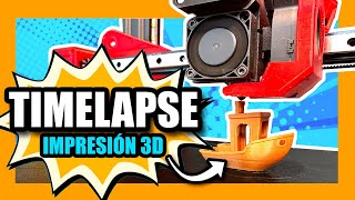 👉APRENDE OCTOLAPSE👈  Tutorial TIMELAPSE Impresora 3D con OctoPrint Parte 1 [upl. by Dorinda867]