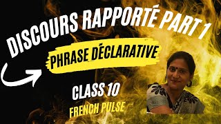 Discours rapporté Part 1 [upl. by Anelah]