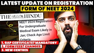 NEET 2024 NTA LATEST UPDATE 🚨 NEET Registration Application Form OUT 🚀 NEET2024 [upl. by Jayson]