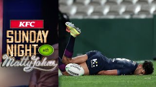 These NRL faceplants are outrageous  Sunday Night with Matty Johns [upl. by Enyawud]