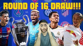 UEFA Champions League Round of 16 Draw Reaction  Barcelona vs Napoli  Real Madrid vs RB Leipzig [upl. by Sarson583]