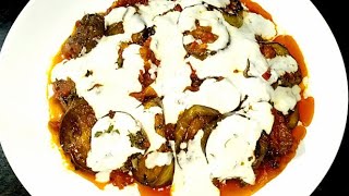 Dahi baigan ki bahot hi tasty recipe Afghani eggplants borani banjan ki recipe easy cooking [upl. by Anined765]