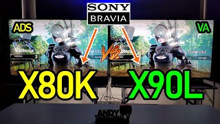 SONY X80K vs X90L Smart TVs 4K  Tirluminos Pro  Live Color  ¿Cuál deberías comprar [upl. by Wing146]