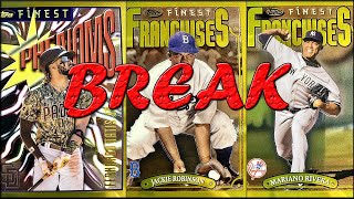 427 10 2x 23 Topps Finest Flashbacks Hobby Box Break [upl. by Audley]