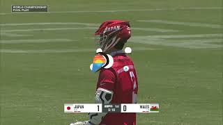 Wales vs Japan Mens World Lacrosse Championship 2023 Pool play [upl. by Leiria296]