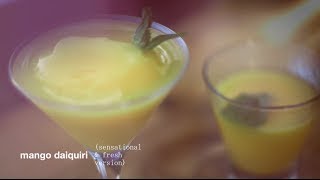 How to make the best Mango Daiquiri Cocktail [upl. by Montana37]