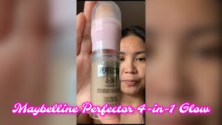 How I use Maybellines Perfector 4in1 Glow Makeup [upl. by Kilian426]