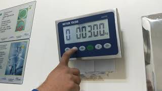 Mettler Toledo IND235 Balance calibration [upl. by Murphy141]