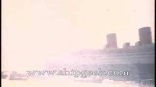 RMS Queen Mary Arrives in Long Beach 1967 [upl. by Nanon]