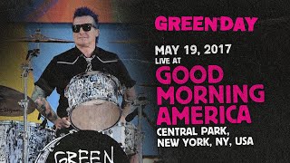 Green Day Live at Good Morning America Central Park New York  May 19th 2017 [upl. by Collimore243]