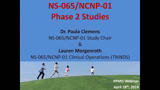 Webinar NS Pharmas Exon 53 Skipping Program Update  April 2018 [upl. by Sioled]