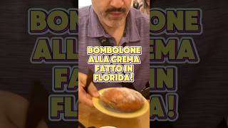 Mangio per voi 🤣un bombolone alla crema fatto in Florida bomboloni colazione vivereallestero [upl. by Kaz798]