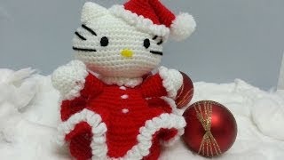 Tutorial amigurumi Hello Kitty Noel  Cuerpo [upl. by Eustatius]