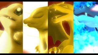 Pokemon X Digimon  Charmander Evolution [upl. by Nerrat975]