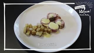 RECETTE Ballottine de pintade et cube de céleri avec le chef Belge Corentin Rochez [upl. by Nagel]