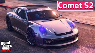 Pfister Comet S2 Best Customization  Review  Super LUXURY Aggressive Clean Build  GTA 5 Online [upl. by Eilagam]