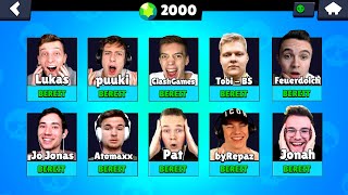 YOUTUBER TURNIER mit PREISGELD Lukas ClashGames Jo Jonas Puuki 😱 Brawl Stars deutsch [upl. by Eisaj672]