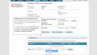 eSchedule Tutorial  Creating Employees [upl. by Northey]
