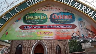 Christ Lutheran Church Chirstmas Celebrations  narsapuram UmaStudionsp [upl. by Attehcram]