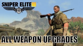 Sniper Elite 3 All Weapon Upgrades [upl. by Malda]