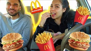 TASTING TORONTOS VEGAN BIG MAC amp MC DONALDS PARMESAN FRIES MUKBANG VLOG [upl. by Mayrim]