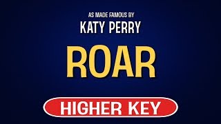 Katy Perry  Roar  Karaoke Higher Key [upl. by Hortensa]