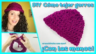 Gorro Tejido en CROCHET Paso a Paso [upl. by Philip]