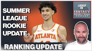 NBA Summer League Dynasty Fantasy Basketball Rookie Rankings Update Top 78 Players [upl. by Eyak]