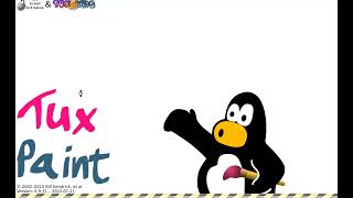 How to open tux paint in PC  Tux Paint Tips and Tricks tux tuxpaint art painting [upl. by Lyell]