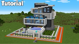 Minecraft How to Build The Safest Modern House  Tutorial 26 [upl. by Vidal]